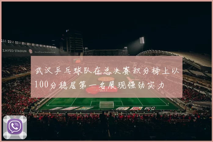 武汉乒乓球队在总决赛积分榜上以100分稳居第一名展现强劲实力