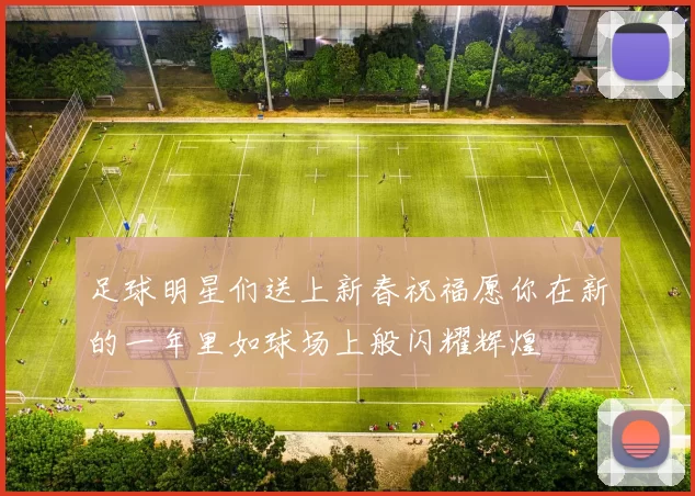 足球明星们送上新春祝福愿你在新的一年里如球场上般闪耀辉煌